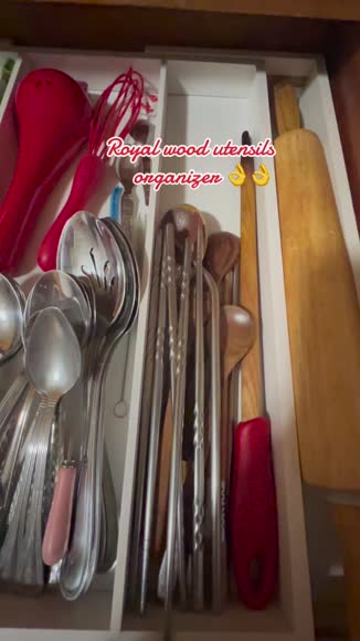 Video review of Royal Craft Wood Cutlery and Utensil Organizer Tray  by 6756578c8b8d7b6583e48ac5