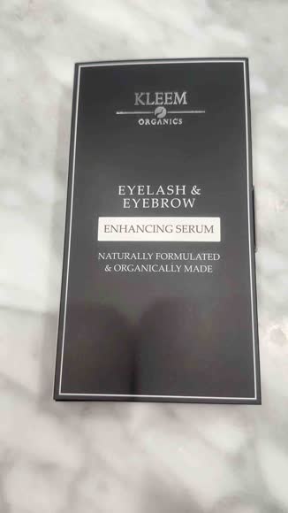 Video review of Kleem Organics 2-in-1 Lash and Brow Growth Serum with Peptides for Thicker, Fuller Hair  by 6793e1b7ae729d5e8942119f