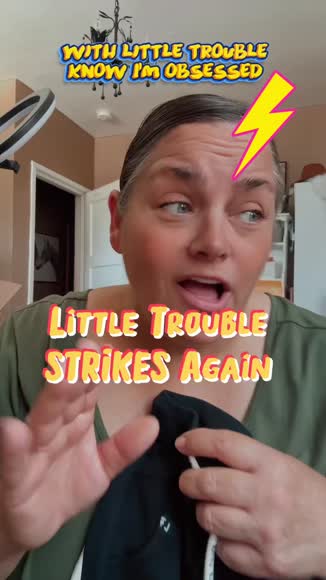 Video review of Little Trouble Lightning Bolt Joggers  by 677b589d80631e421a3dd3ac
