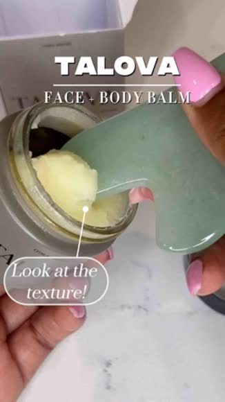 Video review of TALOVA TALOVA Face + Body Balm: Grass Fed Tallow, Mango Butter, and Vitamin E to nourish, protect, and restore Moisturizers Organic  by 68030553b5d33146264e1011