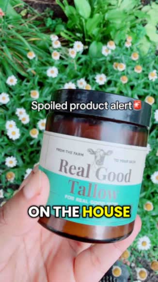 Video review of Real good tallow  100% Grass Fed & Finished Beef Tallow Face Moisturizer  by 