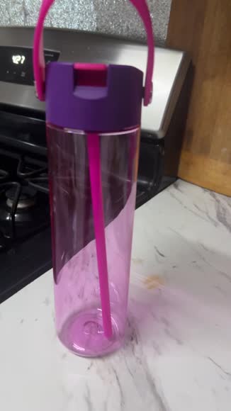 Video review of Elemental Tritan Plastic Water Bottle  by 6760bfc142943717bf2fdad4