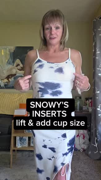 Video review of Snowy Sticky Bra Inserts - Instant Lift & Boost Cup Size - Outfit Enhancer, Washable & Reusable  by 6779279b06fdfd0350062c14