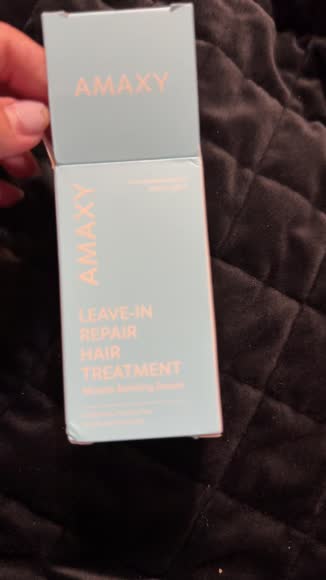 Video review of Amaxy Miracle Bonding Serum | 3 Minutes Hair Repair, No Rinse, Soft and Shine Treatment Serum  by 6598ebec9b45e9d6d7201b23