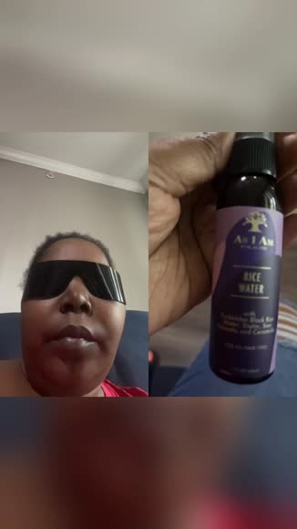 Video review of As I Am rice water 2 ounce  by 68069352dc1ec435d2b621fb