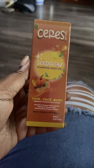 Video review of Ceres Nature Inc Seed Glow Pumpkin Seed Oil  by 68069352dc1ec435d2b621fb