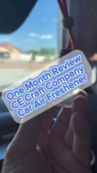 Video review of CE Craft Company Scented Car Air Freshener - Long Lasting Car Diffuser - Last 60+ Days  by 6795b200a5879168201ef492