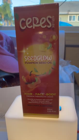 Video review of Ceres Nature Inc Seed Glow Pumpkin Seed Oil  by 677cc0082aebdf66642538d8
