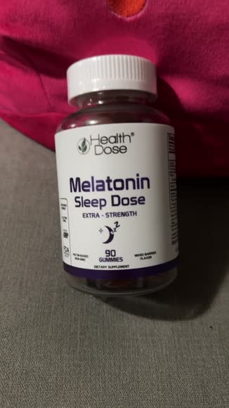 Video review of Health Dose Extra Strength Melatonin Gummies - Restful Sleep Supplement  by 678ebfee3b8be72e46fd9546