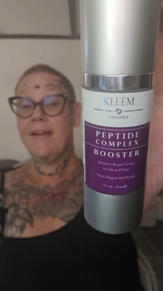 Video review of Kleem Organics Peptide Serum for Face with Collagen Boosting and Firming Benefits  by 67f8835ce1d3e17e5702c915