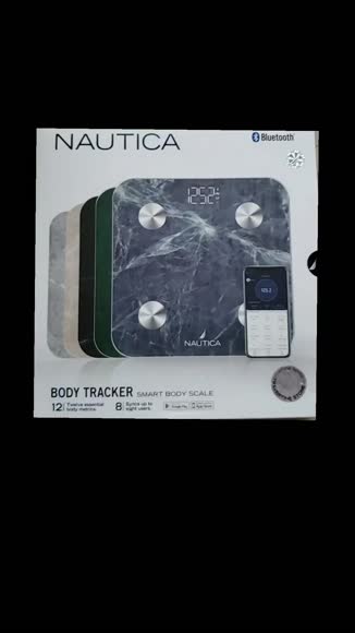 Video review of Nautica Smart Body Scale Body Tracker  by 651e0bfe81d8f2ae14824e4f
