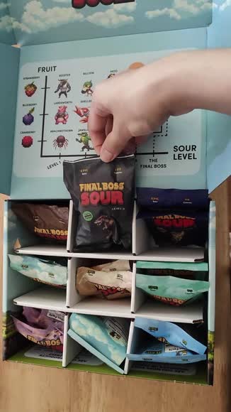 Video review of Final Boss Sour VIP Berry Sampler (18 Pack)  by wonder00013