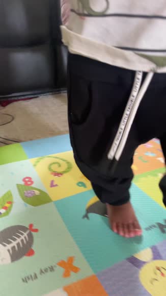 Video review of Little Trouble Lightning Bolt Joggers  by 6787dca3f90cc3a2c9168e9d