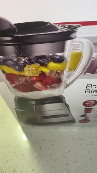 Video review of Hamilton Beach Power Elite® 700w Multi-function Blender With Mess-free  by 67805fe15dc65528e6553883