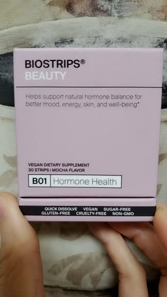 Video review of BIOSTRIPS® BIOSTRIPS® Hormone Strips for, Mood, Energy & Skin Health, Sugar-Free, With PMS, Perimenopause, 30 ct  by 651e0bfe81d8f2ae14824e4f