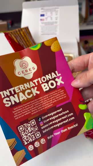 Video review of Ceres Gourmet International Snack Box, 15 Pcs  by 677eb6a681ae8c7cc85c566c