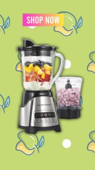 Video review of Hamilton Beach Power Elite Glass Jar Blender And Food Chopper Combo  by 6792e54a04365f7eeb48c926