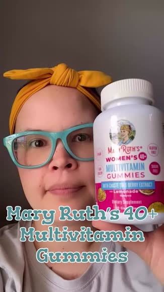 Video review of MaryRuth's MaryRuth Organics, Sugar Free, Vegan Vitamin Gummy, Immune Support Daily Multivitamin + Chasteberry, Hair, Skin and Nail for Women, 60 Count, Pack of 1  by mrsphillips777