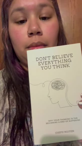 Video review of Joseph Nguyen Don't Believe Everything You Think (Paperback)  by 679bcf69329113ede0617a56