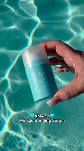 Video review of Amaxy Miracle Bonding Serum | 3 Minutes Hair Repair, No Rinse, Soft and Shine Treatment Serum  by lidiafernandez14