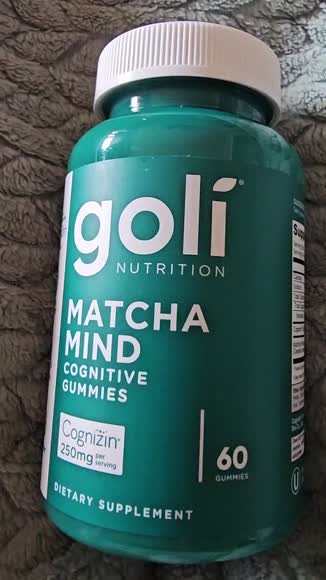 Video review of Goli Nutrition Matcha Mind Gummies with Cognizin  by 677d157b2aebdf6664283cbe
