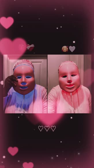 Video review of VogueNow DermGlo LED Face Mask Light Therapy Spa Kit - Glow Repair & Rejuvenate - 3 Free Products  by 67a6e94f4db7c0a9b6650ed2