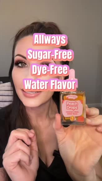 Video review of Allways Drops Natural Peach Water Drops | Sugar-Free, Zero Calories | Makes 50 Drinks  by 
