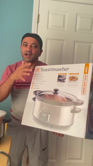 Video review of Toastmaster 7-Quart Slow Cooker with Locking Lid  by 67699853b710878d6f8fe5bf