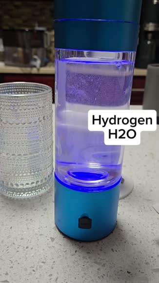 Video review of Glacier Fresh Filter Hydrogen Water Bottle  by 6675a844eadaace534bb3f8f