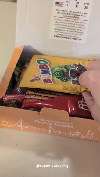 Video review of Ceres Gourmet International Snack Box, 15 Pcs  by 6782075d1bfc6fc83fa250e6