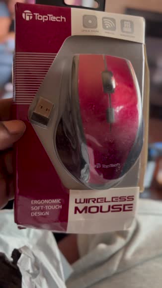 Video review of TOP TECH Ergonomic soft-touch design Wireless Mouse W/Nano Receiver  by 6737e87af601eff8f2873ea9