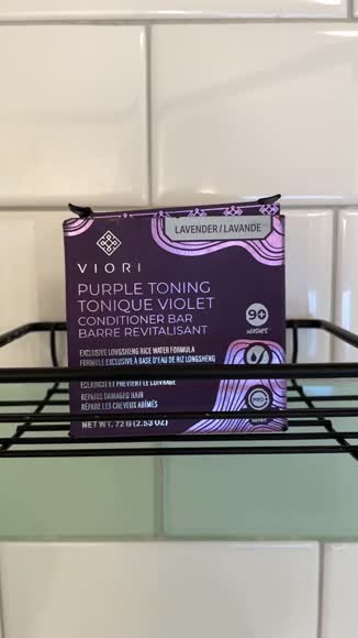 Video review of Viori Beauty Purple-Toning Shampoo Bar For Blonde & Gray Hair  by 67526c81b67a939f33dc4608