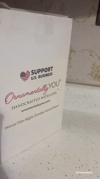 Video review of OrnamentallyYou Horror Film Night Zombie Hand Statue, Solar Powered Halloween Themed  by 67695773b710878d6f8e1ec5