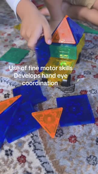 Video review of Tytan Toys 100-Piece Magnetic Tile Set from Tytan Toys®  by 675b9eebe41ed5b9308aa27f