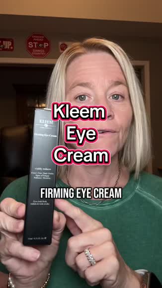 Video review of Kleem Organics Anti-Aging Eye Cream for Dark Circles and Puffiness with Peptides  by 6781bbe01388862194ad3139