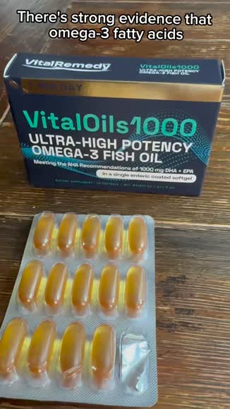Video review of VitalRemedyMD VitalOils 1000 More than Triple-Strength Omega-3s DHA & EPA Supplement  by 6714574219f9bddf0042d7f6