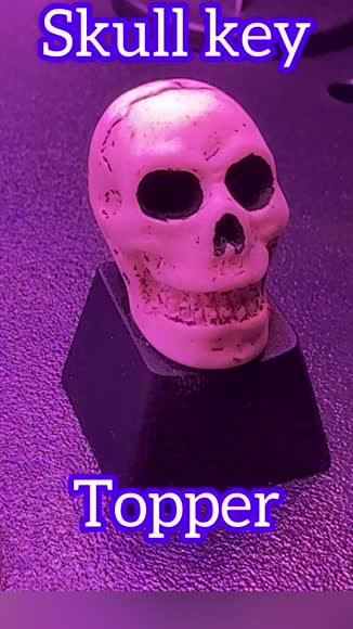 Video review of Onetify Gothic Skull Theme Computer Keycap  by 6797fa135fd4c0cb7e803668