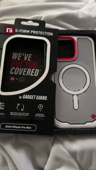 Video review of Gadget Guard G-Form Phone Case - Reflector  by jasminebbeauty