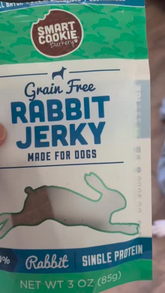 Video review of Smart Cookie Barkery Rabbit Jerky Dog Treats  by 68038f945fab32078c589308