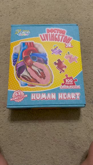 Video review of Genius Games Human Heart Floor Kids Puzzle  by thebetterbuyguy