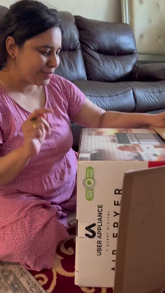 Video review of Uber Appliance Air fryer XL Premium - 5QT SS  by acharyaaruna001