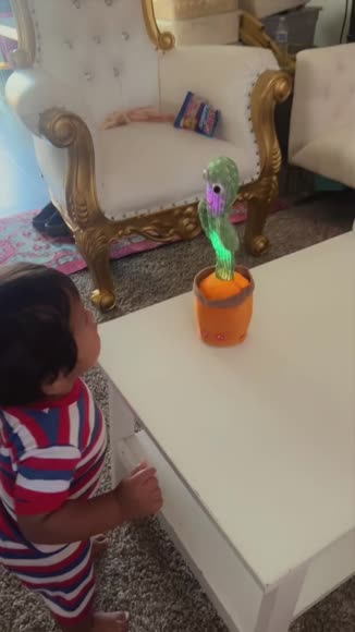 Video review of Infinite Basics Dancing Cactus Mimicking Toy, USB-C Rechargeable  by 677eb5f80842b261e648670e