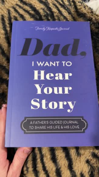 Video review of Hear Your Story Dad, I Want to Hear Your Story The Perfect Gift for Your Dad  by 677f17ded45bf7fbc64c8d6c