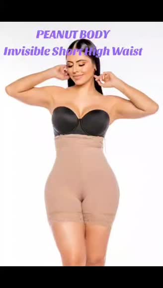 Video review of Peanut Body Short High Waist Invisible Buttocks Lifting Shapewear  by 678b905c5f21fbabc5bc9c8e