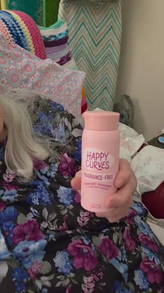 Video review of Happy Curves Comfort Powder (Fragrance-Free): Talc Free Anti Chafe Body & Foot Powder Deodorant to Control Inner Thigh Chafing, Private Areas, and All Over Body for Women  by 67900de99a84b893a1ef5770