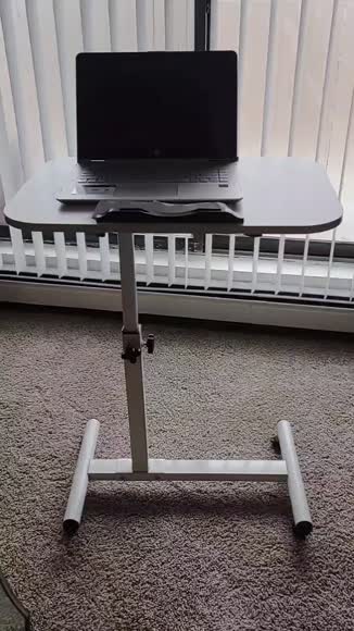 Video review of Directdeals Rolling Laptop Table Portable Computer Desk Movable Table  by 679a6ec66d06672433a36424