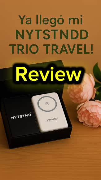 Video review of NYTSTND 3-in-1 Foldable Wireless Charger 15W Fast for Phone Watch and Earphones - TRIO TRAVEL  by 6782d2d0289f863d06bf2944