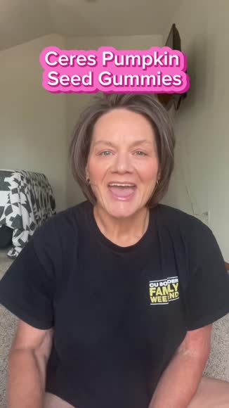 Video review of Ceres Nature Inc Pumpkin Seed Oil Gummies 4,000 Mg** Happy Pumpkin  by christy.macias