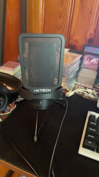 Video review of I-XTECH USB Gaming Microphone For PC, RGB Condenser Mic With Tripod Stand  by 68684836da3e29765d3bc125
