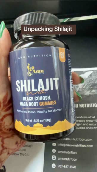 Video review of AMU Nutrition Shilajit & Mace Root Gummies for Women's Balance & Vitality  by 676efc935e12ef32e9e3b82f